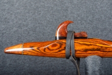 Cocobolo Native American Flute, Minor, Mid A-4, #Q7H (10)
